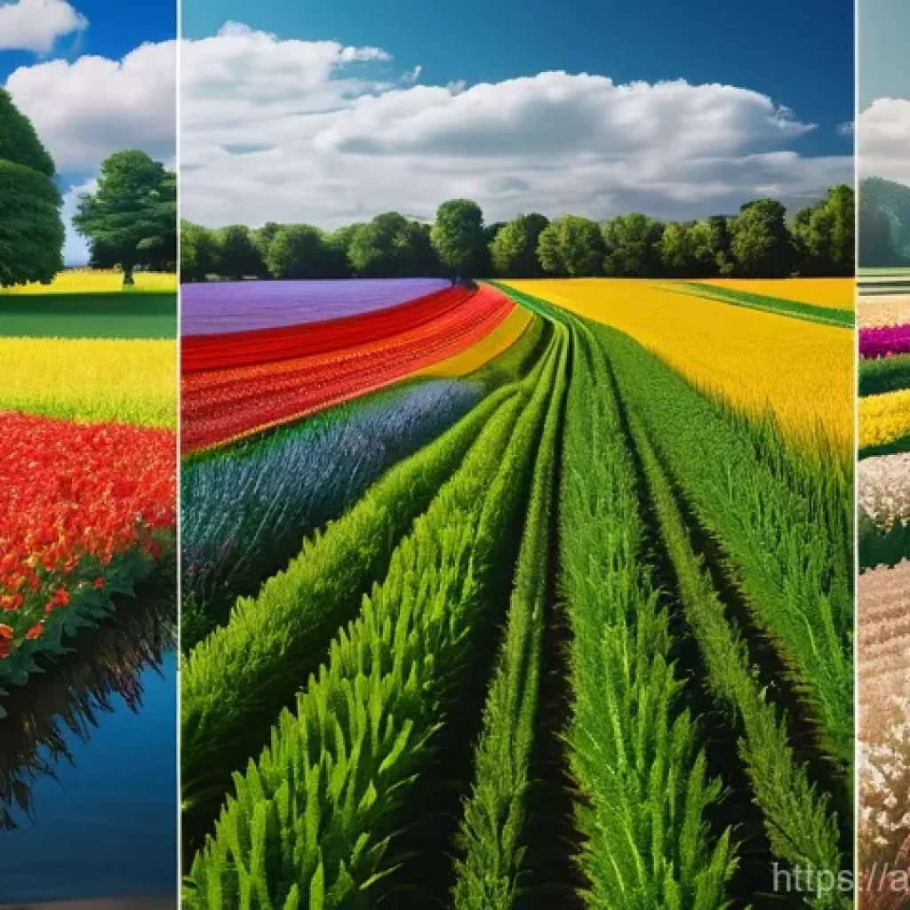 AI 예술과 비주얼 코딩 - Here are three detailed image generation prompts in English: