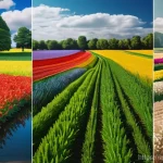 AI 예술과 비주얼 코딩 - Here are three detailed image generation prompts in English: