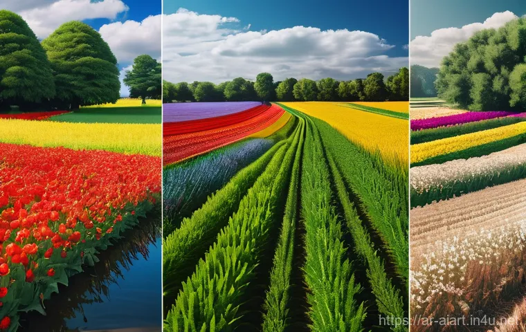 AI 예술과 비주얼 코딩 - Here are three detailed image generation prompts in English: