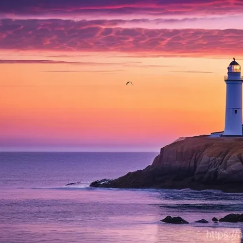 Home 20 AI 예술과 AI 패턴 생성 - **Prompt 1:** A serene, sun-drenched coastal landscape at golden hour. The foreground features smoot...